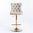 Felder Swivel Velvet Bar Stools with Adjustable Height-111647365-111647356