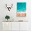 Sydney Australia Beach In Abstract - Wrapped Canvas-55340212