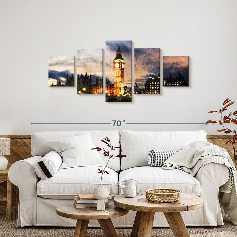 Lumières Westminster, H 24 po x l 55 po