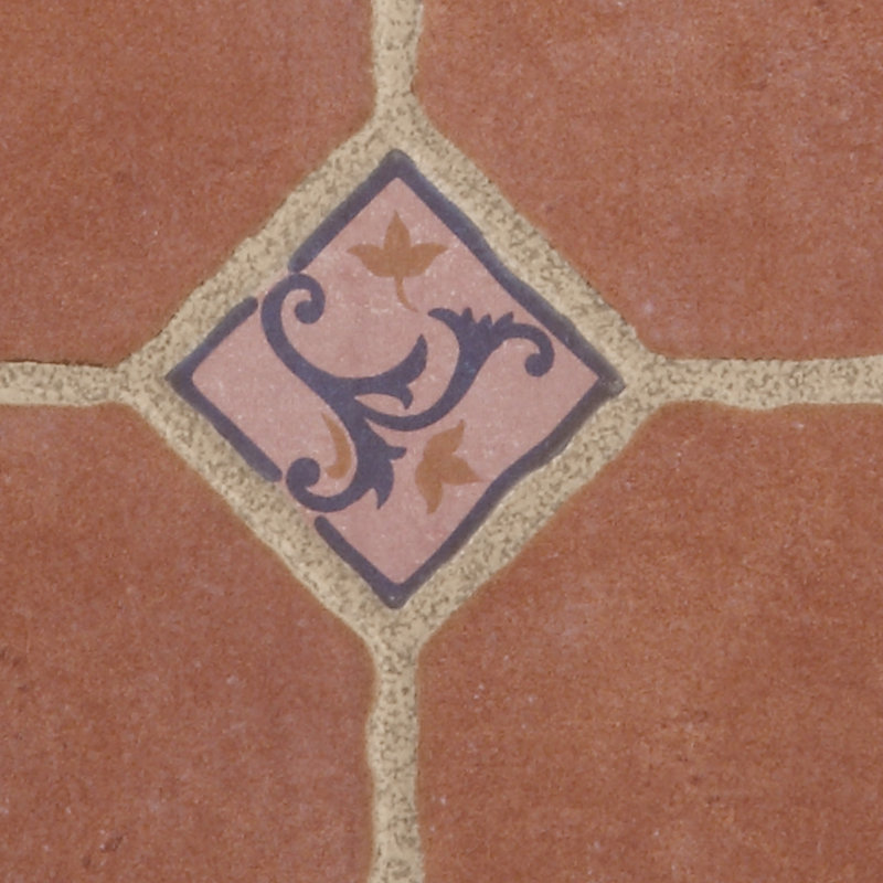 Sevilla 17-3/4" x 17-3/4" Ceramic Moroccan Wall & Floor Tile