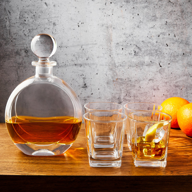 Venice Whiskey Decanter and Glassware Set