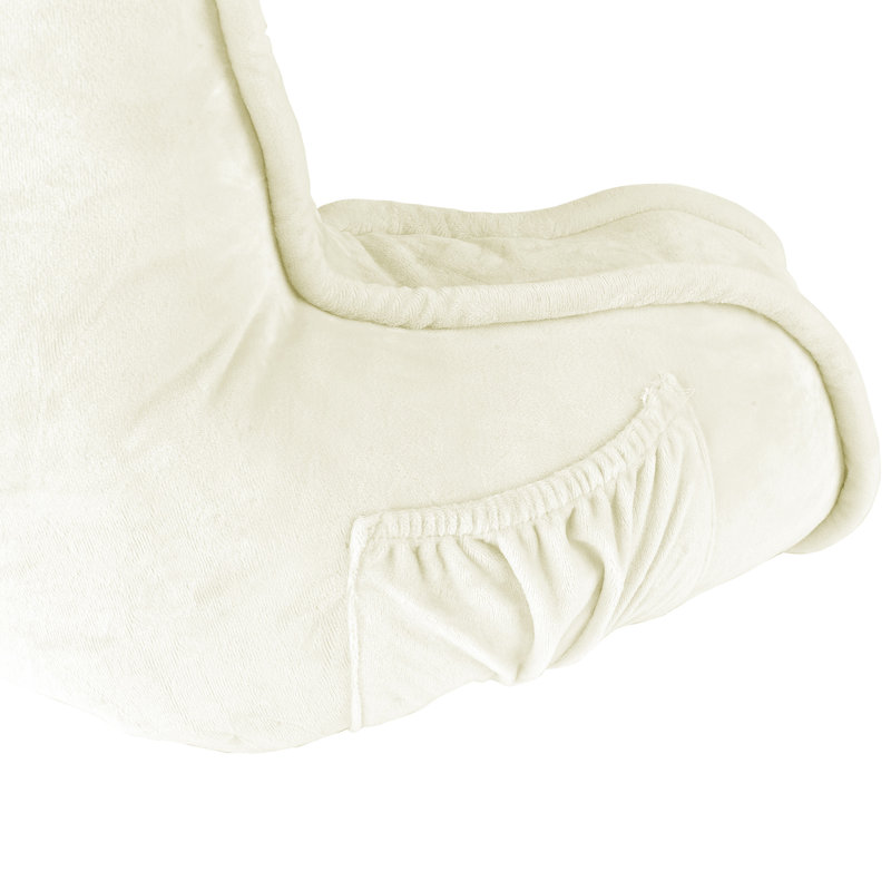 Supersoft Bedrest Pillow Cover & Insert, Ivory
