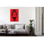 « rire now on red », reproduction d’impression sur toile tendue-27834722