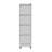 4-Drawer White Metal Vertical File Cabinet with Lock and Casters-398490504