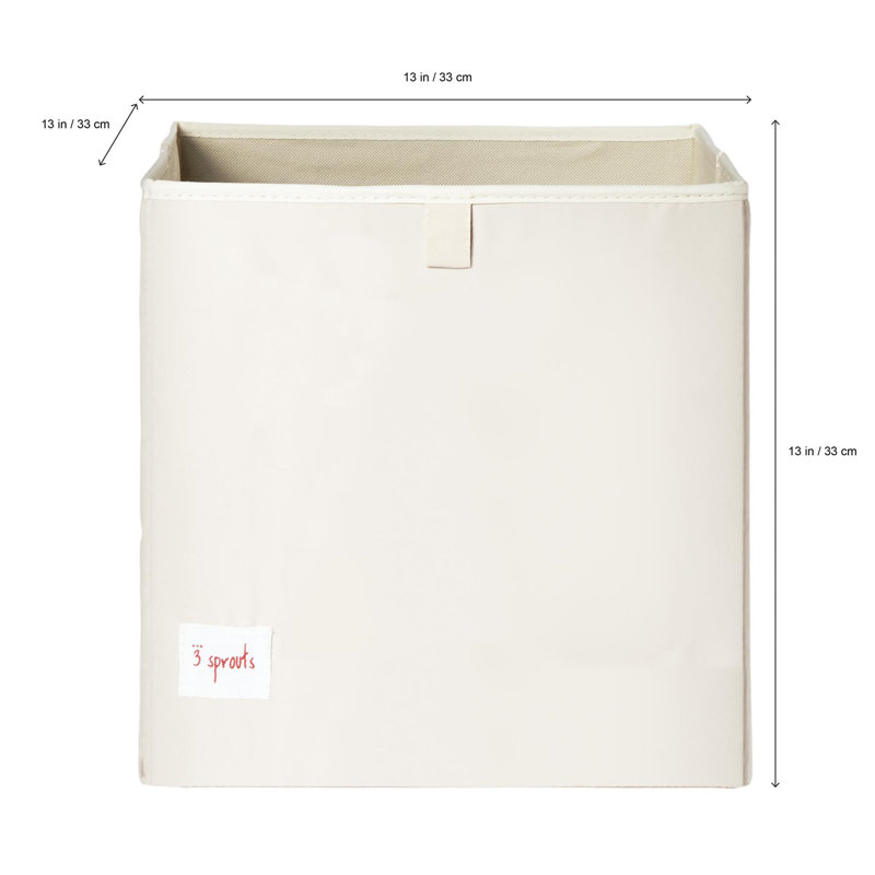 Tiger Themed Foldable Fabric Storage Cube for Kids