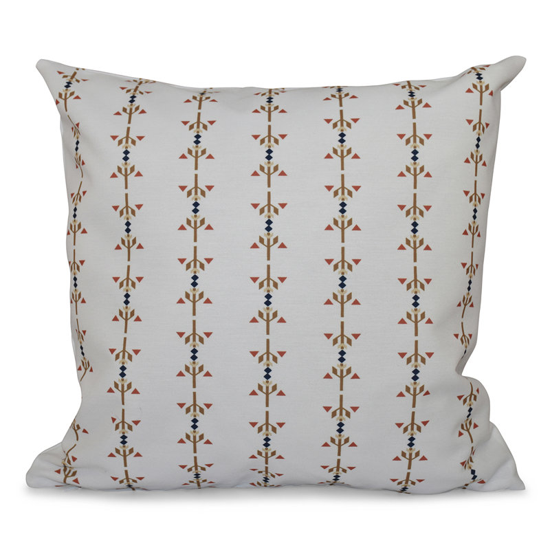 Coussin Happy Hippy, H 16 po x l 16 po, Taupe