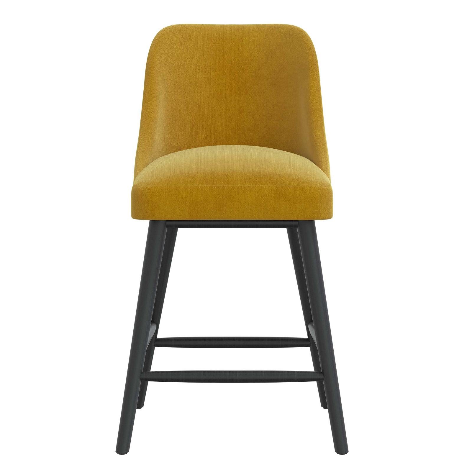 Gallie Counter & Bar Stool, Counter Stool (25" Seat Height), Yellow