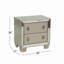 Table de chevet, table de chevet 2 tiroirs