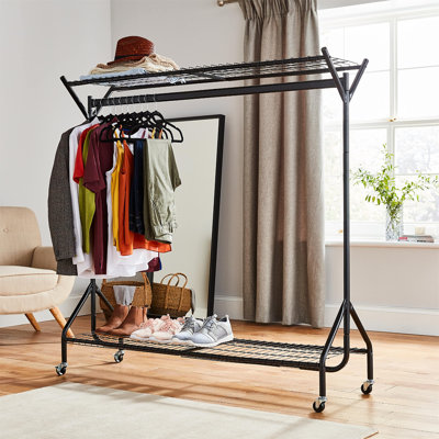 150cm Rolling Clothing Rack