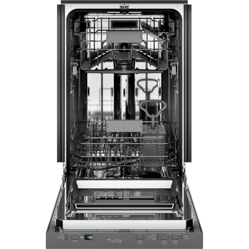 18" 47 dBA Built-in Dishwasher with Sanitize Cycle, Stainless Steel