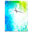 Corwin Abstract Watercolor Art - Modern Wall Clock-35102527