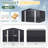 Outdoor Metal Storage Shed with Updated Frame Structure and Lockable Doors-97202368