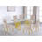 Marcano Glass Top Double Pedestal Dining Set-174146710-174146717-212352087