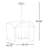Olive 5 - Light Dimmable Lantern Geometric Chandelier-38311198