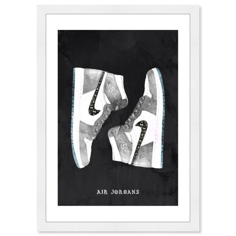 Classic Sneakers II - cadre photo, Cadre blanc