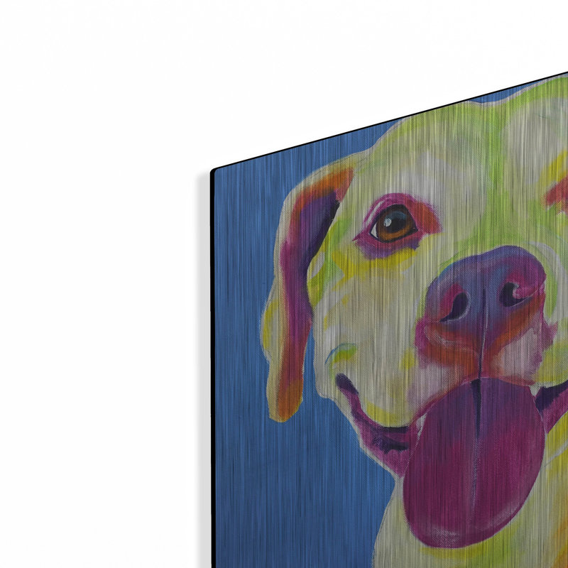 «Pit Bull - Daisy» par Dawg Painter, H 12 po x l 12 po
