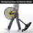 20 in. Black High Velocity Oscillating Pedestal Fan-3 Speeds, UL Listed, 1/5HP AC Motor for Commercial/Warehouse/Garage