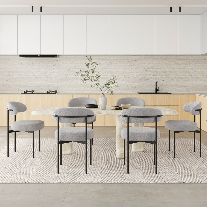 Sherwood Upholstered Dining Chair, Grey