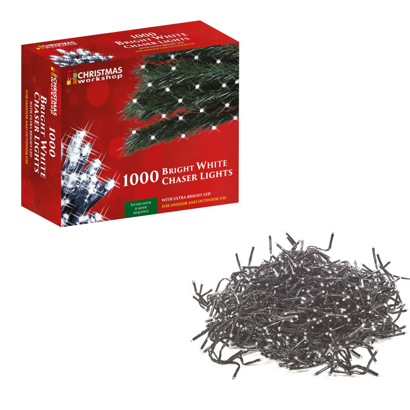 6993cm LED Twinkle Indoor / Outdoor String Lights, White