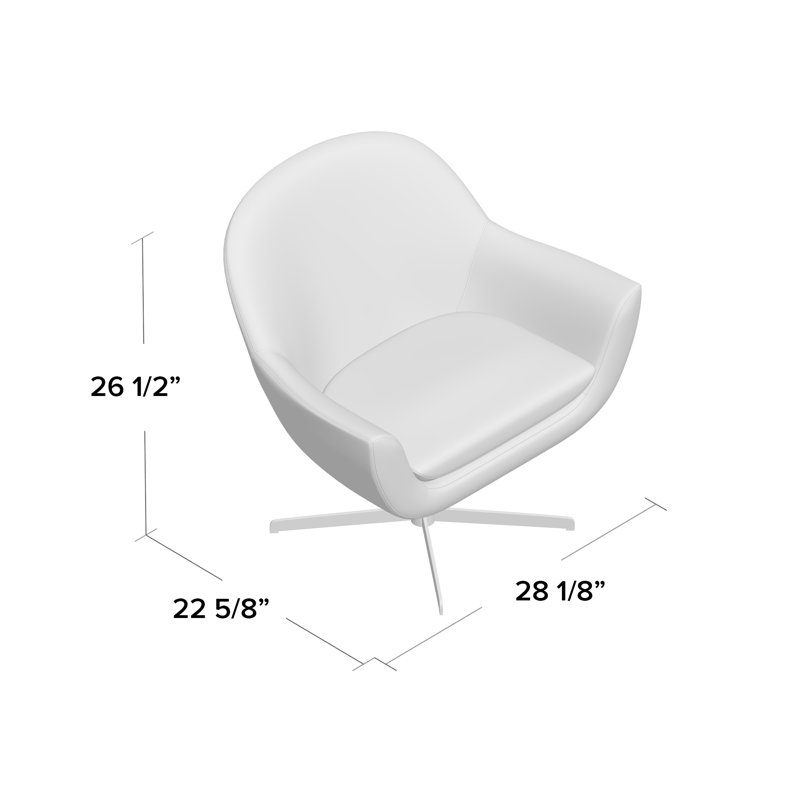 Chaise de réception Tiyren, Gris clair