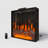 Built In Electric Fireplace With 12 Flame Colors, Remote Control