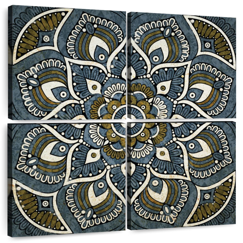Mandala Kerner aux tons neutres