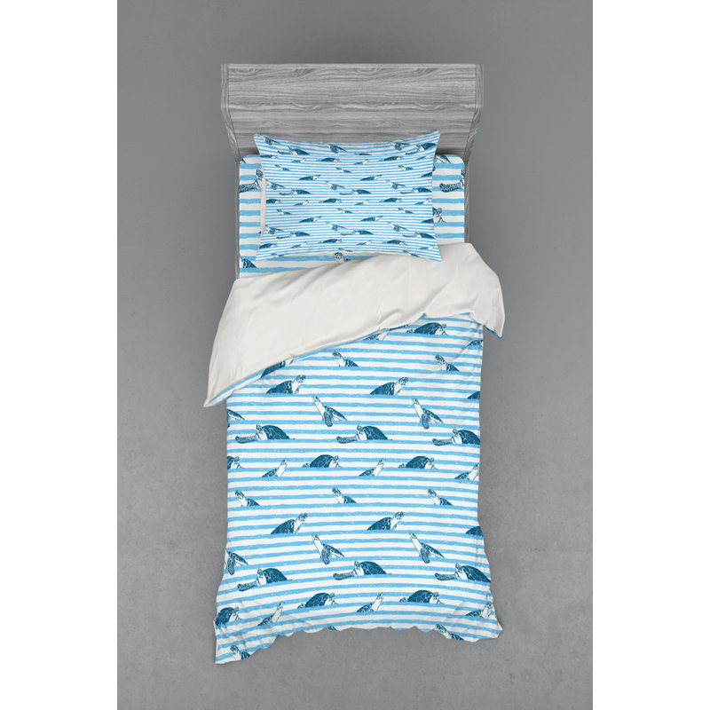 Coastal Polyester Duvet Cover, Twin XL Duvet Cover + 2 Additional Pieces