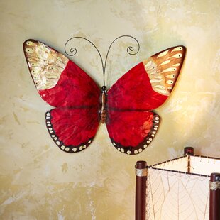 Vintage Gold Tone Thin Metal Textured Butterfly Brooch Costume