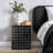 Callista 18" Modern Bohemian Ceramic Tiled Rectangle End Table-1924614595