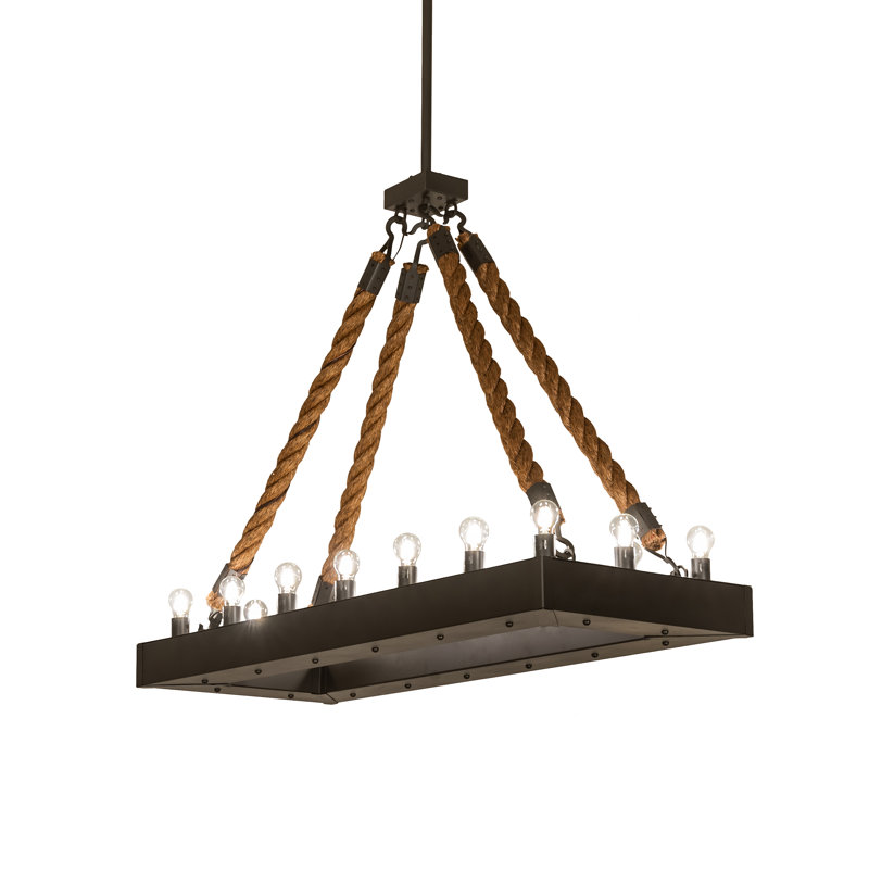 Luminaire suspendu géométrique 16 lumières