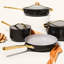 Caraway 10.5" Iconics Nonstick Ceramic Fry Pan Black/Gold-1739646148