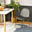 Fauteuil d'appoint en velours-1015743380