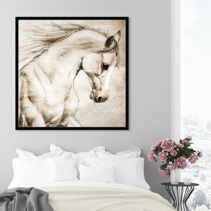 " Bree ", Black Framed, 24" H x 24" W