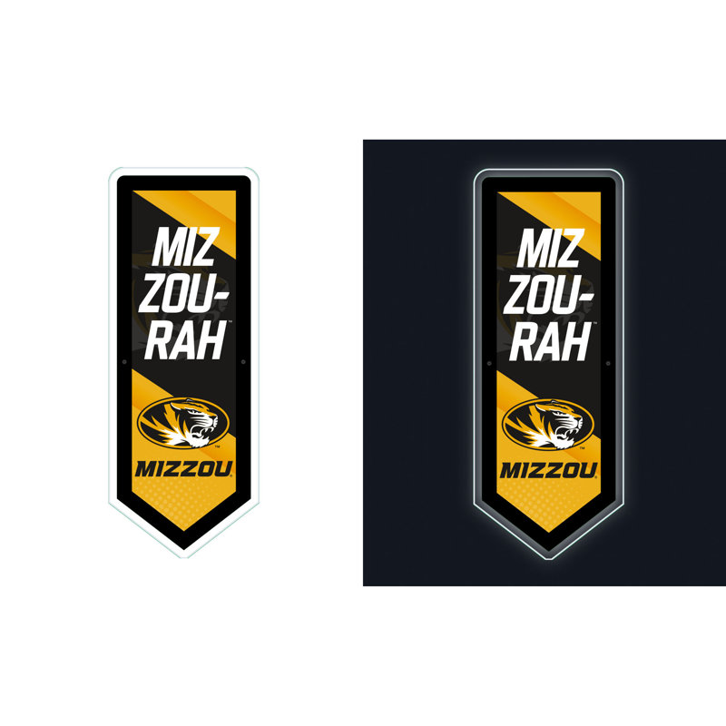 Enseigne murale NCAA Team Pennant, Université du Missouri
