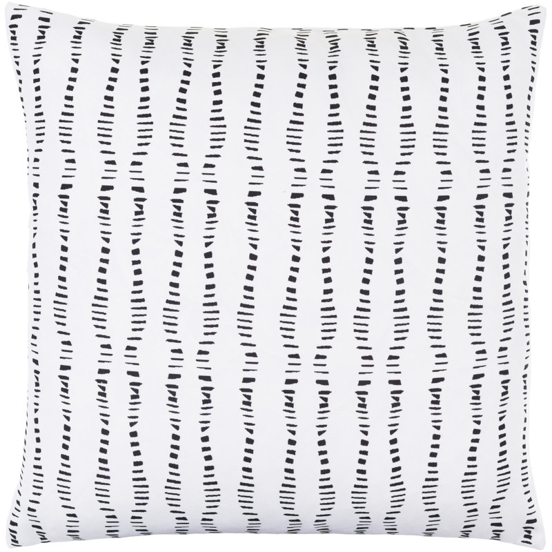 Ellingsworth Accent Throw Pillow Cover, 22" x 22", Polyester/Polyfill
