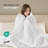 Lightweight Down Alternative Blanket with Satin Trim-950829269-947704860