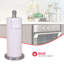 Porte-essuie-tout autoportant en acier inoxydable