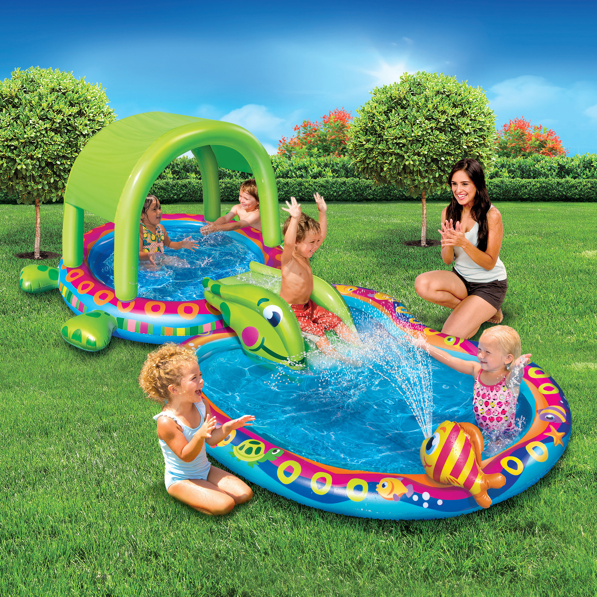 Banzai 6' x 5' Inflatable Obstacle Course & Reviews | Wayfair