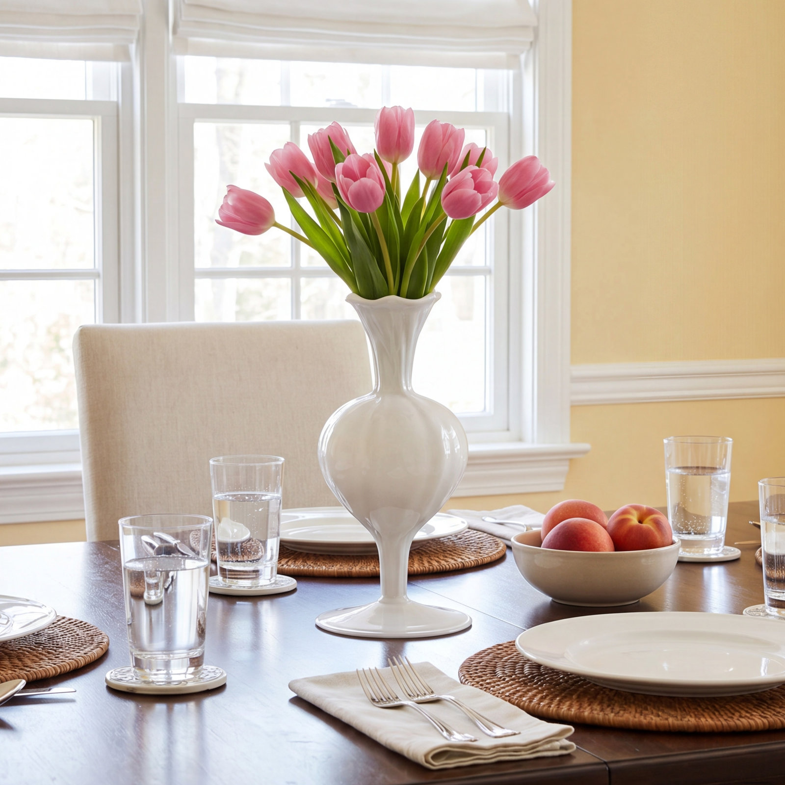 7.25'' Handmade Glass Table Vase