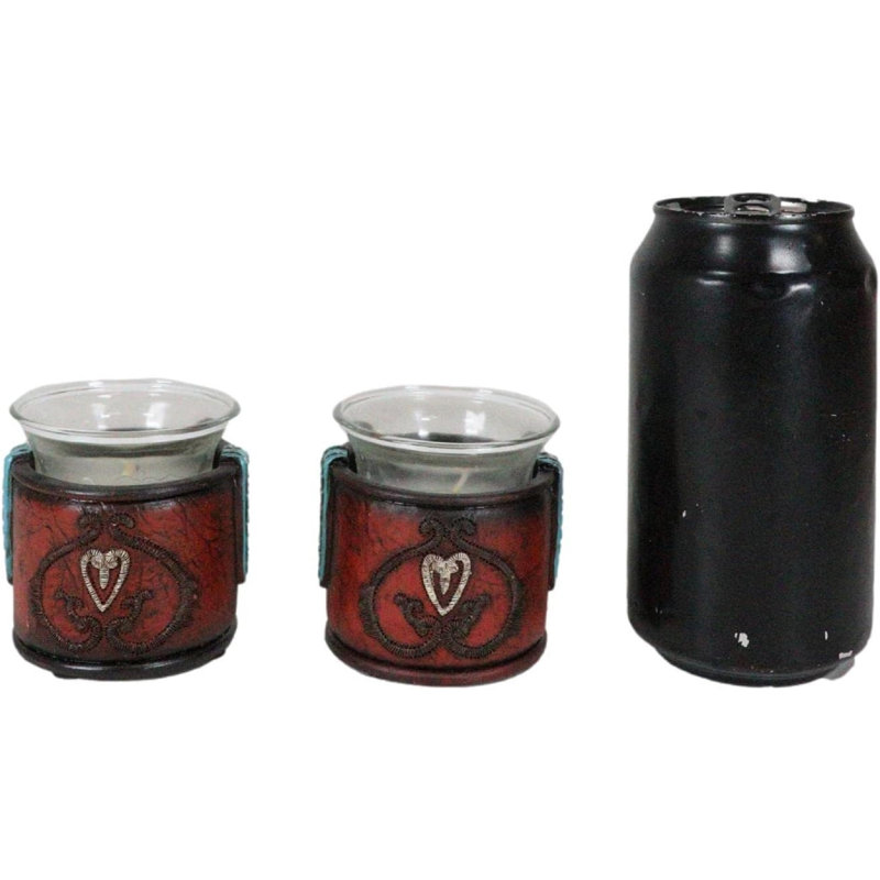 Paquet de 2 Cowboys de l'Ouest rustiques, Red Valentines