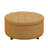 Round Upholstered Tufted Storage Ottoman