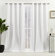 nicole miller new york sawyer cotton blend grommet top light filtering curtain panels