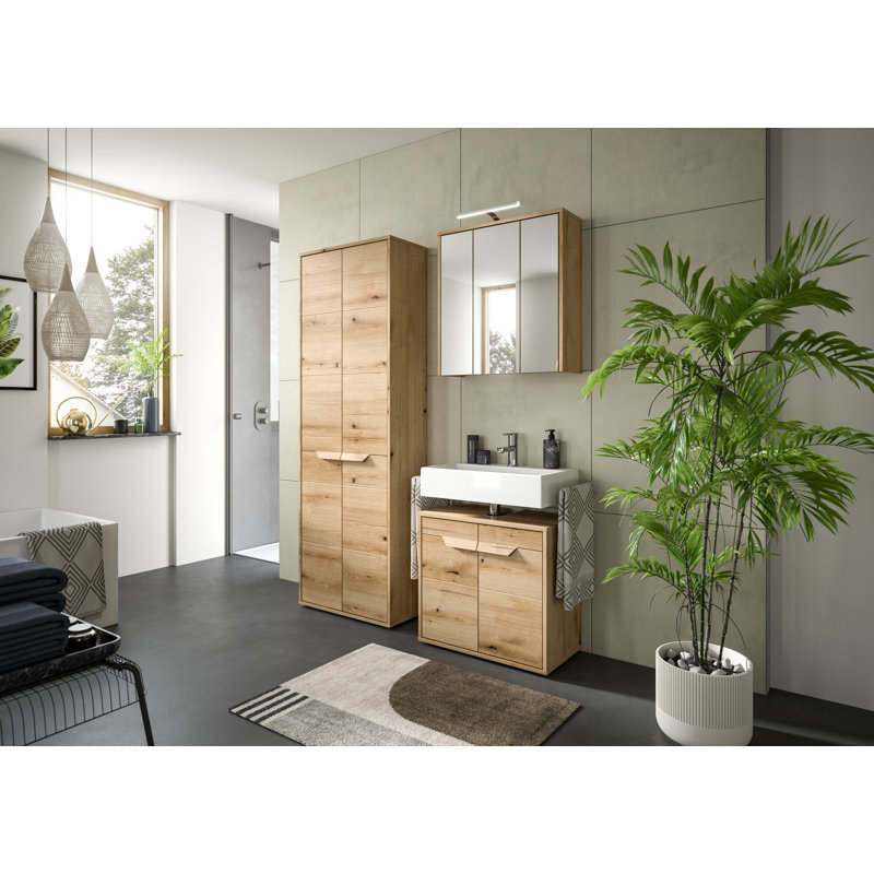 Zeno 64mm W 68mm H Wall Medicine Cabinet Mirror Fixed