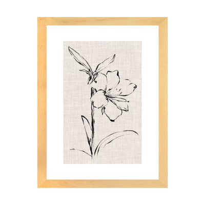 " Floral Ink Study I " by Ethan Harper