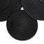 Metal Layered Disc Plate Home Wall Decor with Textured Circles-567555898