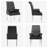 Upholstered Tufted Arm Dining Chairs-648702696