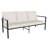 Outdoor Aluminum Frame Wicker 3 Seat Sofa  With Cushions-1594290682