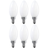 5.5 W (60W Equivalent), C11 LED, Dimmable Light Bulb, E12/Candelabra Base 2700K Soft White, Milky White