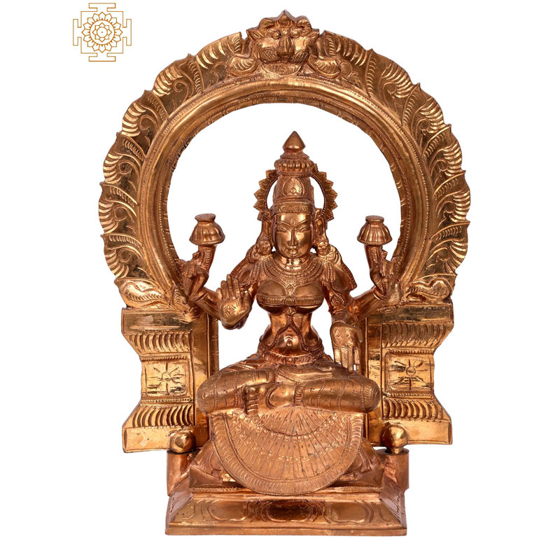 Figurine de la déesse assise Lakshmi