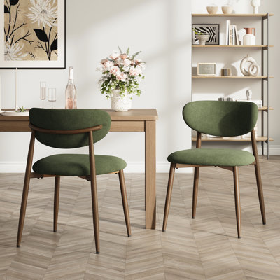 Westhampton Upholstered Dining Chair with Metal Frame